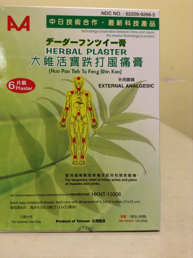 Herbal plaster